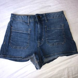 High Waisted Jean Shorts